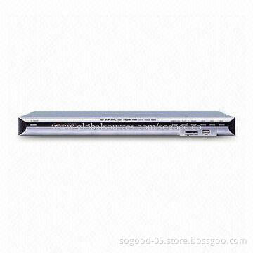 DivX/DVD Player with Progressive Scan, Karaoke Function and 110 to 240V AC Power Supply Range